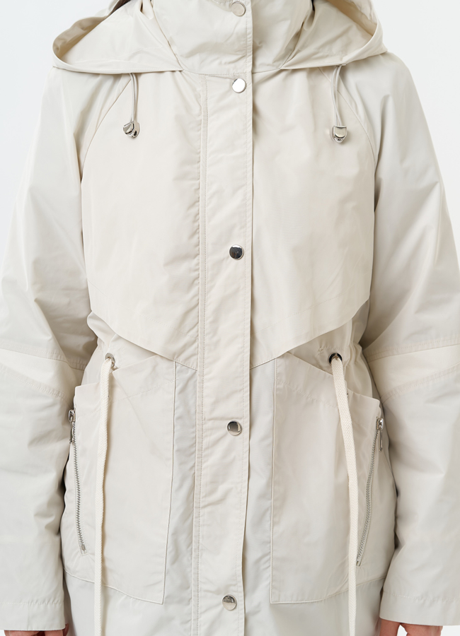 Плащ женский с капюшоном модель № 30041 универмаг малина