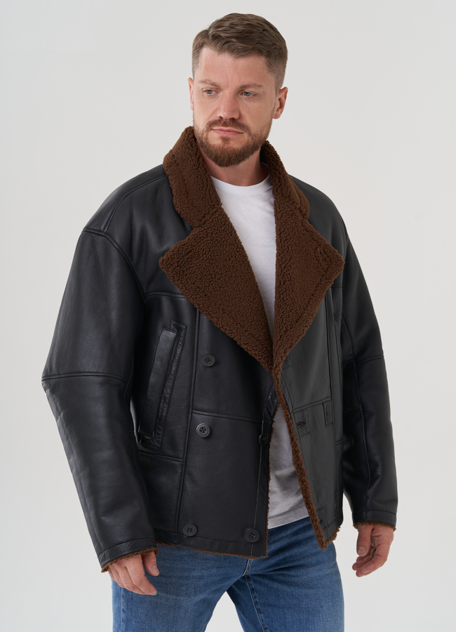 Мужская дубленка  модель № 82154 в рассрочку