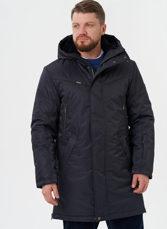 Мужской пуховик с капюшоном