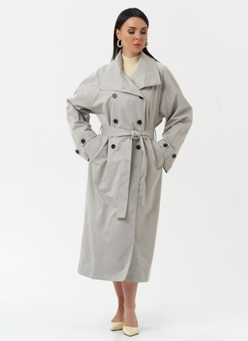 Длинный женский плащ 