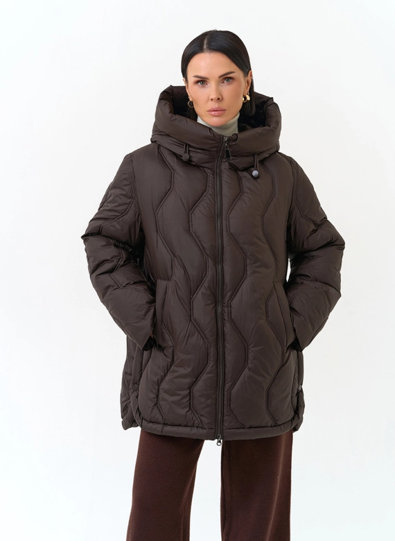 Женская куртка с капюшоном фото