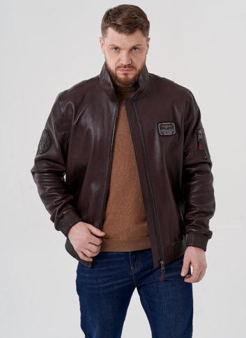 Мужская куртка из натуральной кожи 